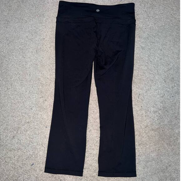 Athleta womens high waisted classic black waistband legging size L - Picture 4 of 10